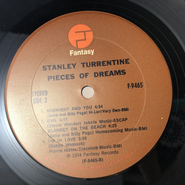 Used Vinyl Stanley Turrentine - Pieces of Dreams LP NM-VG++ USED 10737