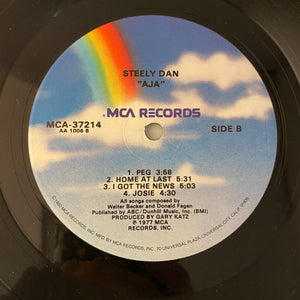 Used Vinyl Steely Dan – Aja LP USED VG+/VG+ 1981 Pressing J060224-06