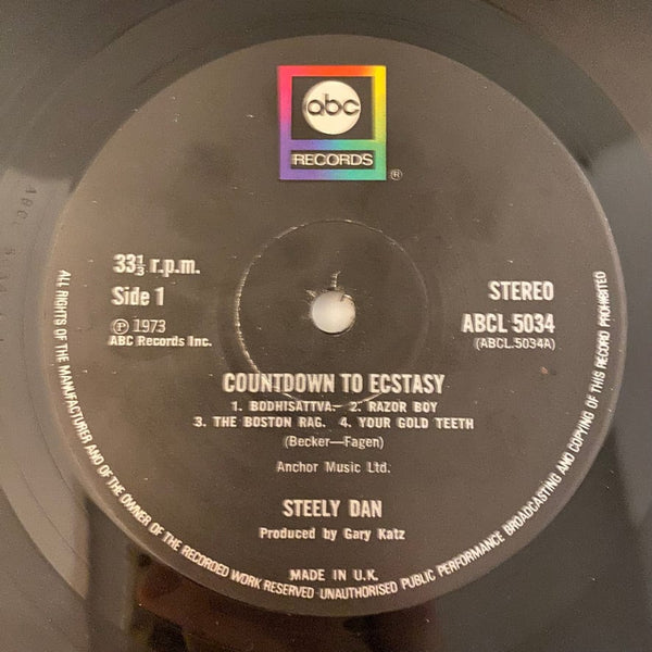 Used Vinyl Steely Dan – Countdown To Ecstasy LP USED VG/G UK Pressing J010123-08