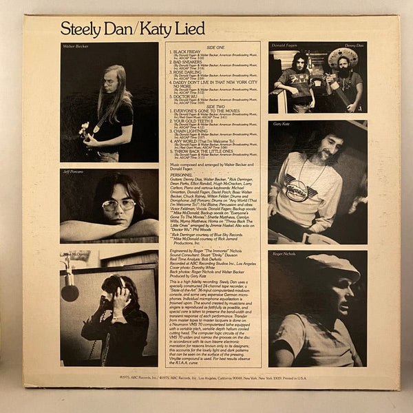 Used Vinyl Steely Dan – Katy Lied LP USED VG++/VG 1975 Pressing J092224-07