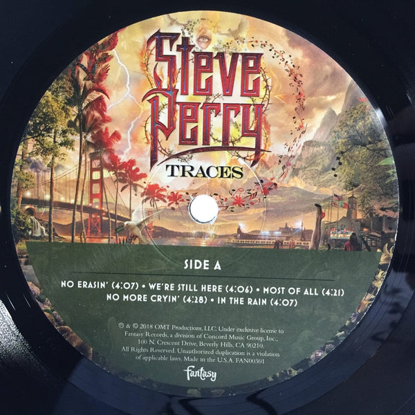 Used Vinyl Steve Perry - Traces LP NM-NM USED 5578