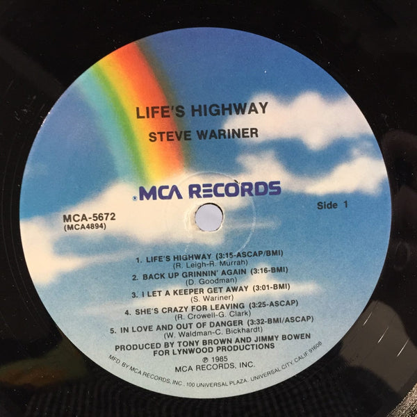 Used Vinyl Steve Wariner - Life's Highway LP VG+-VG++ USED 4730