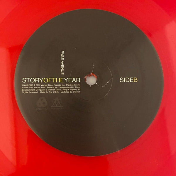 Used Vinyl Story Of The Year – Page Avenue LP USED VG++/VG+ Red Vinyl J101623-02