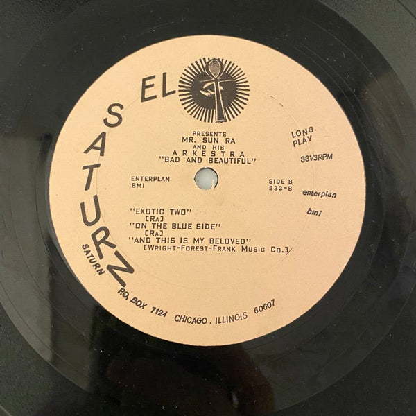 Used Vinyl Sun Ra And His Arkestra – Bad And Beautiful LP USED VG++/VG 1972 El Saturn Records Pressing J071324-10
