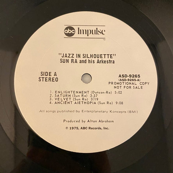Used Vinyl Sun Ra And His Arkestra – Jazz In Silhouette LP USED NM/VG+ 1975 White Label Promo J071324-06
