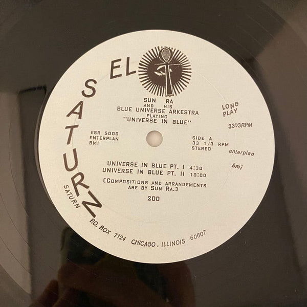Used Vinyl Sun Ra And His Blue Universe Arkestra – Universe In Blue LP USED VG++/VG+ 1972 El Saturn Records Pressing J071324-11