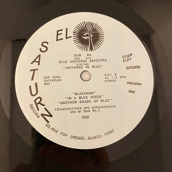 Used Vinyl Sun Ra And His Blue Universe Arkestra – Universe In Blue LP USED VG++/VG+ 1972 El Saturn Records Pressing J071324-11