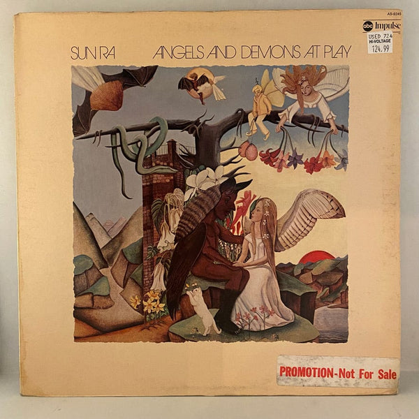 Used Vinyl Sun Ra And His Myth Science Arkestra – Angels And Demons At Play LP USED VG++/VG 1974 White Label Promo J071324-03