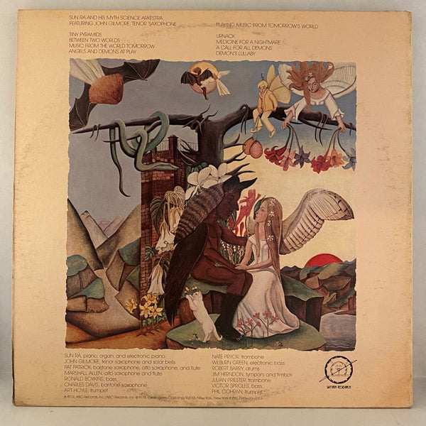Used Vinyl Sun Ra And His Myth Science Arkestra – Angels And Demons At Play LP USED VG++/VG 1974 White Label Promo J071324-03