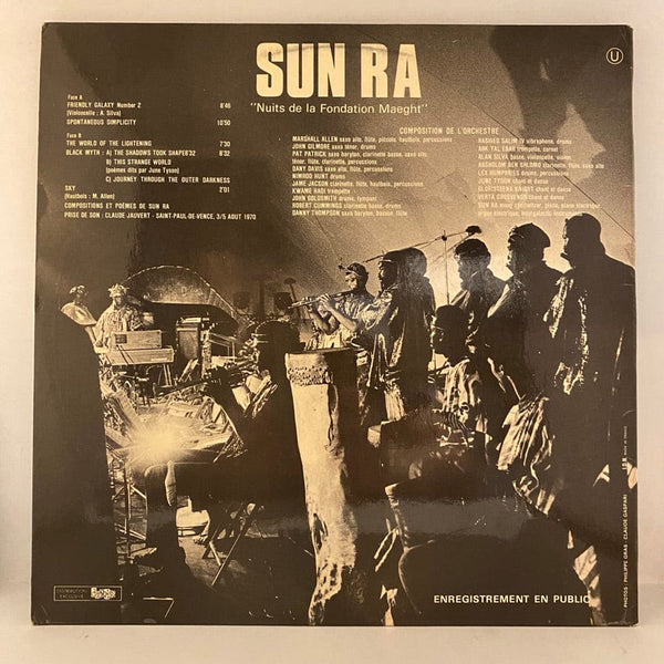 Used Vinyl Sun Ra – Nuits De La Fondation Maeght Volume 2 LP USED NM/VG++ 1972 French Pressing J071224-07