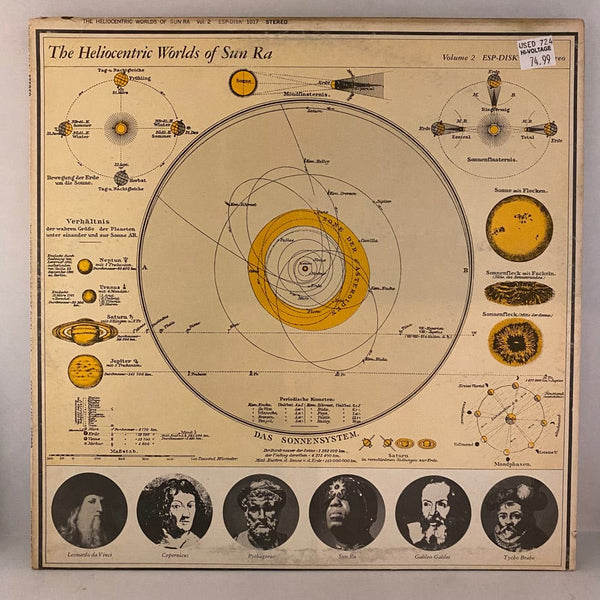 Used Vinyl Sun Ra – The Heliocentric Worlds Of Sun Ra, Volume 2 LP USED VG++/VG ESP DISK Black Label J071224-09