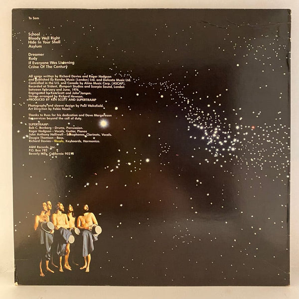 Used Vinyl Supertramp – Crime Of The Century LP USED NM/VG+ 1974 Pressing J062523-08