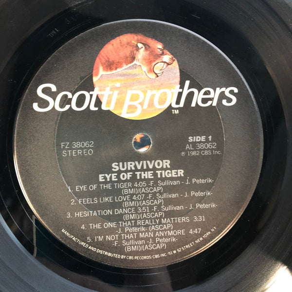 Used Vinyl Survivor - Eye of the Tiger LP VG++/VG+ USED I012822-007