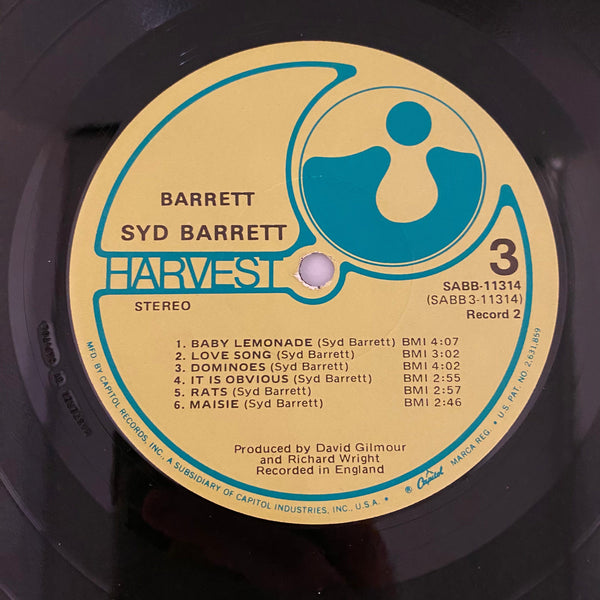 Used Vinyl Syd Barrett – The Madcap Laughs / Barrett 2LP USED VG+/VG+ 1974 Pressing J092124-09