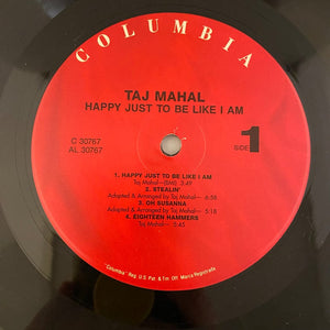 Used Vinyl Taj Mahal – Happy Just To Be Like I Am LP USED VG++/VG++ J042823-14