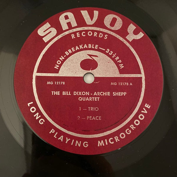 Used Vinyl The Archie Shepp-Bill Dixon Quartet – The Archie Shepp-Bill Dixon Quartet LP USED VG++/VG 1962 Mono Pressing J070524-22