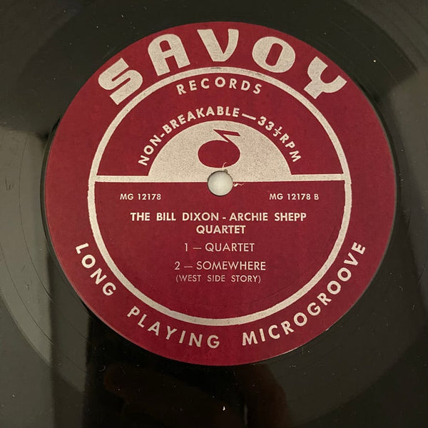 Used Vinyl The Archie Shepp-Bill Dixon Quartet – The Archie Shepp-Bill Dixon Quartet LP USED VG++/VG 1962 Mono Pressing J070524-22