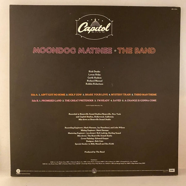 Used Vinyl The Band – Moondog Matinee LP USED VG++/NM No Poster Cover J103023-04