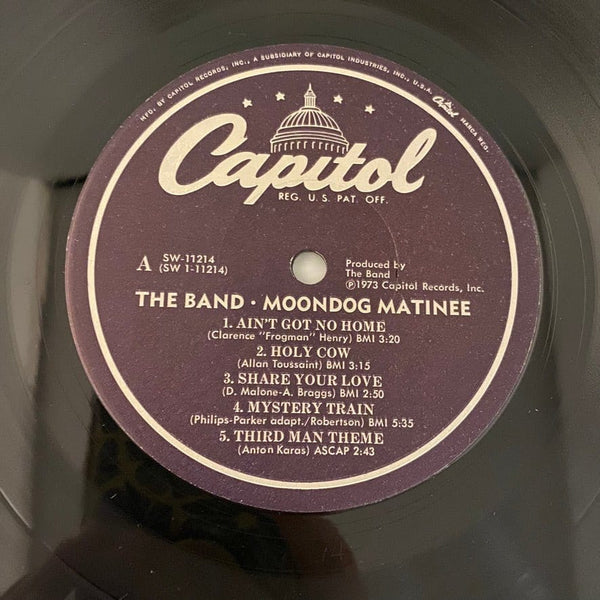 Used Vinyl The Band – Moondog Matinee LP USED VG++/NM No Poster Cover J103023-04