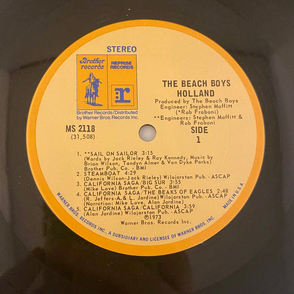Used Vinyl The Beach Boys – Holland LP USED VG+/VG+ 1973 Pressing - NO 7" J070724-07