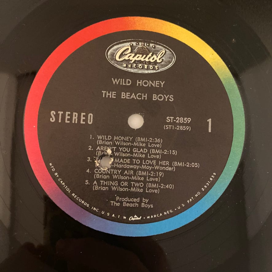 The Beach Boys – Wild Honey LP USED VG+/VG 1967 Pressing – Hi