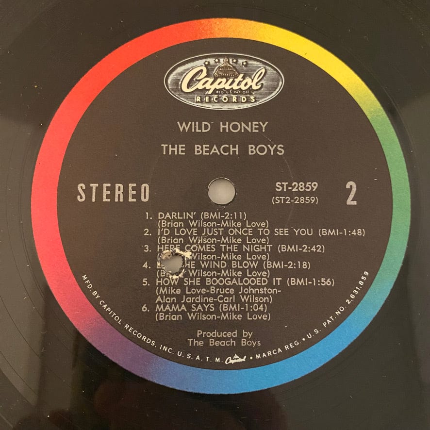The Beach Boys – Wild Honey LP USED VG+/VG 1967 Pressing – Hi
