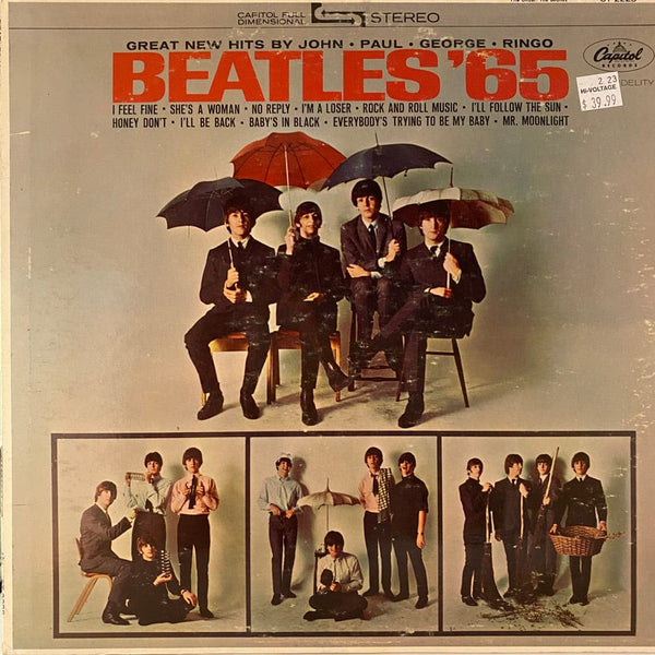 Used Vinyl The Beatles – Beatles '65 LP USED VG++/VG+ 1971 Reissue J030423-05