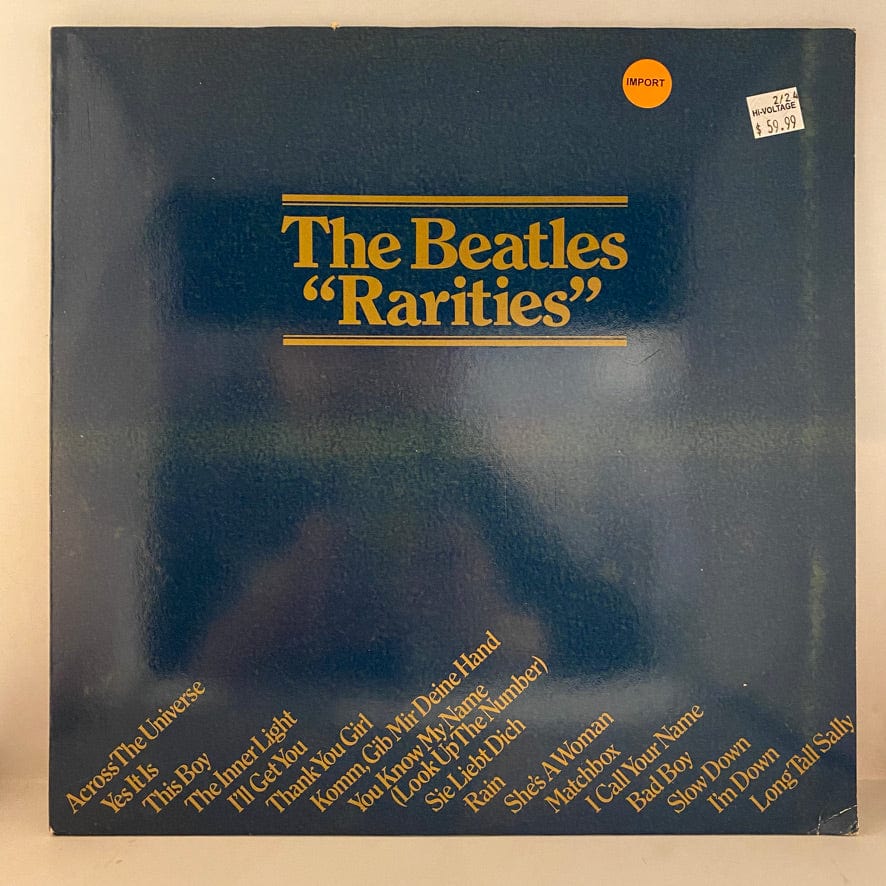 The Beatles – Rarities LP USED NM/VG+ 1979 Dutch Pressing – Hi-Voltage ...