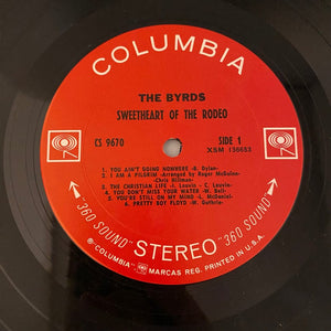 Used Vinyl The Byrds – Sweetheart Of The Rodeo LP USED VG+/VG 1968 Original Pressing J092824-06
