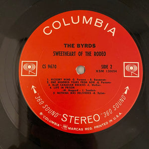 Used Vinyl The Byrds – Sweetheart Of The Rodeo LP USED VG+/VG 1968 Original Pressing J092824-06