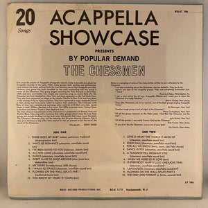 Used Vinyl The Chessmen – Acappella Showcase LP USED NOS STILL SEALED VG+ Sleeve J061323-24