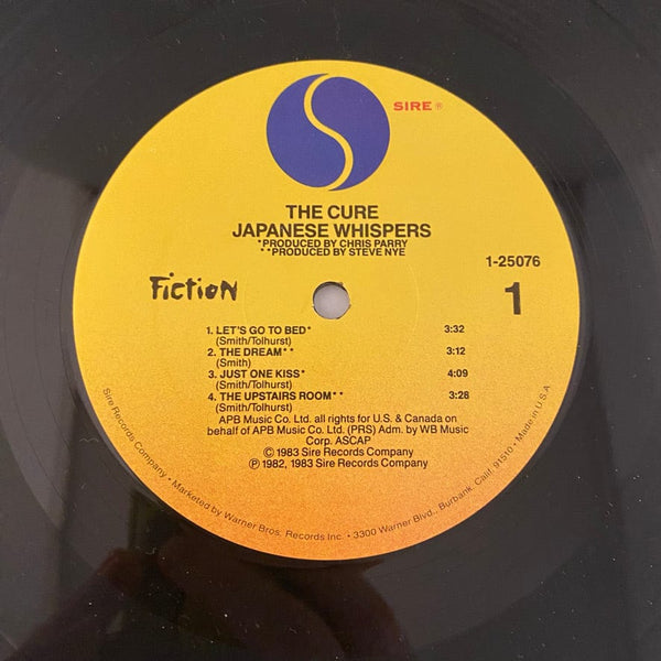Used Vinyl The Cure – Japanese Whispers LP USED VG++/VG+ 1983 Pressing J072824-09