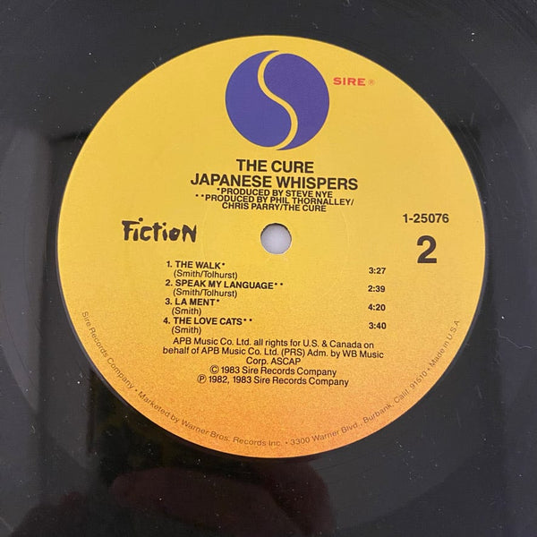 Used Vinyl The Cure – Japanese Whispers LP USED VG++/VG+ 1983 Pressing J072824-09