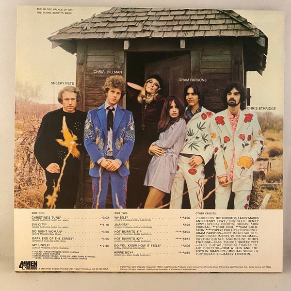 Used Vinyl The Flying Burrito Bros – The Gilded Palace Of Sin LP USED NM/VG++ 180 Gram J052024-10