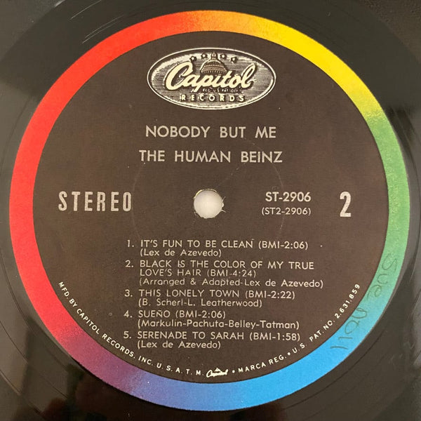 Used Vinyl The Human Beinz – Nobody But Me LP USED VG++/VG+ J090922-04