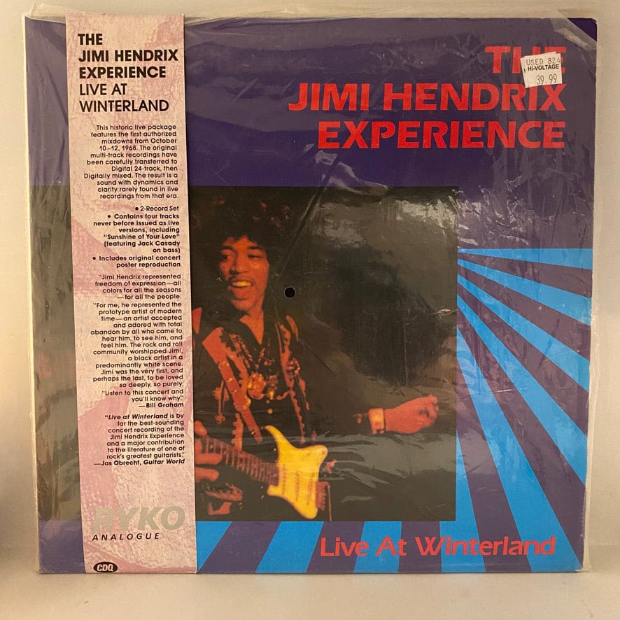 The Jimi Hendrix Experience – Live At Winterland 2LP USED NM/VG+
