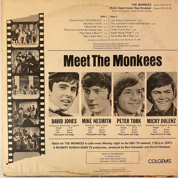 Used Vinyl The Monkees – The Monkees LP USED VG+/VG J111322-01