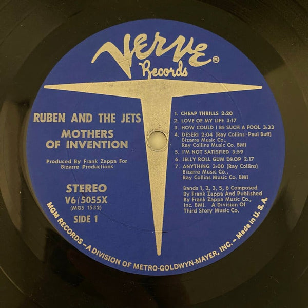 Used Vinyl The Mothers Of Invention – Cruising With Ruben & The Jets LP USED VG+/VG Original Pressing J120123-09