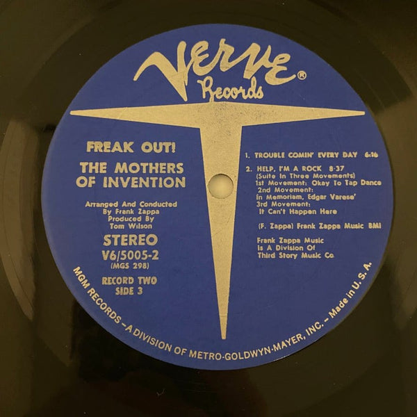 Used Vinyl The Mothers Of Invention – Freak Out! 2LP USED VG+/G+ 1966 Second Pressing J120123-05