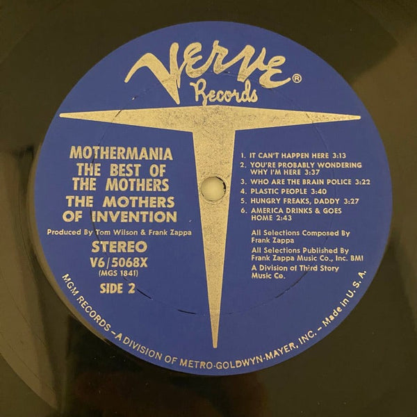 Used Vinyl The Mothers Of Invention – Mothermania (The Best Of The Mothers) LP USED VG/VG+ J120123-06