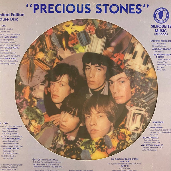 Used Vinyl The Rolling Stones – Precious Stones LP USED VG+/VG+ Interview Picture Disc J091022-13