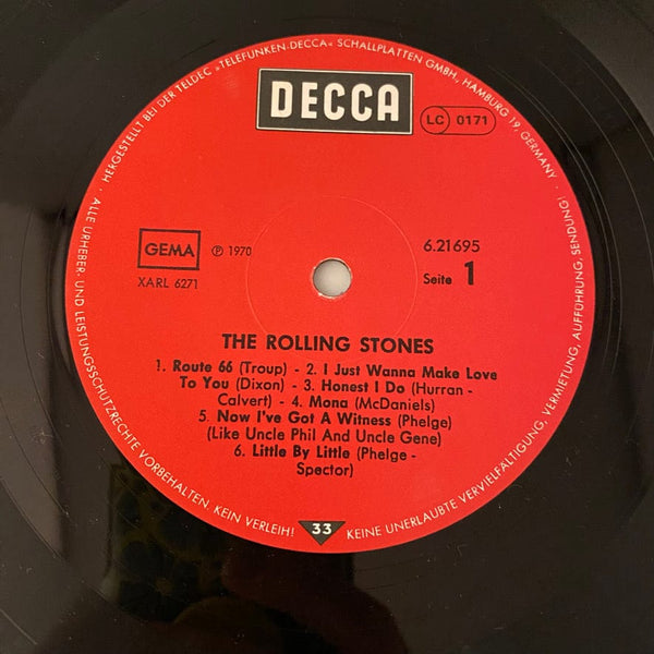 Used Vinyl The Rolling Stones – The Rolling Stones LP USED VG++/VG+ German Pressing w/ Poster J060224-14