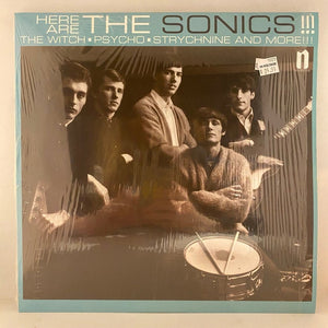 Used Vinyl The Sonics – Here Are The Sonics!!! LP USED VG+/VG++ 1998 Pressing J101623-06