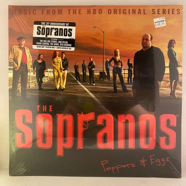 Used Vinyl The Sopranos - Peppers & Eggs - Music From The HBO Original Series 2LP USED NOS STILL SEALED Blood Shot Splatter J072723-02