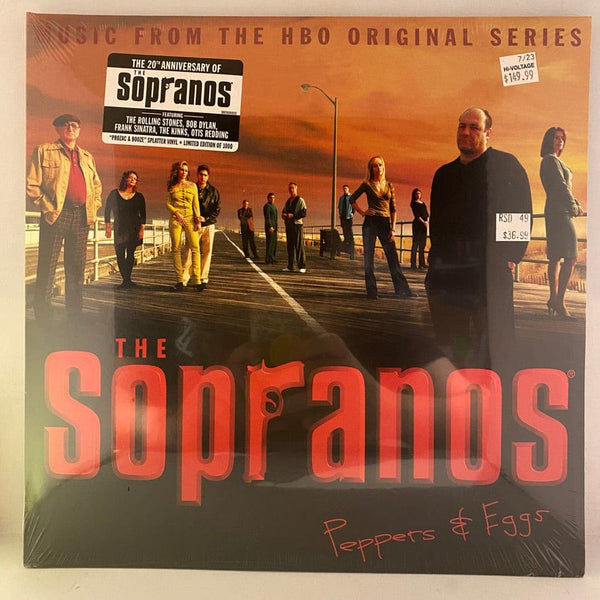 Used Vinyl The Sopranos - Peppers & Eggs - Music From The HBO Original Series 2LP USED NOS STILL SEALED Prozac & Booze Splatter J072723-03