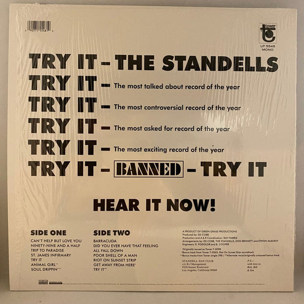 Used Vinyl The Standells – Try It LP USED VG++/NM Mono Version J042723-03