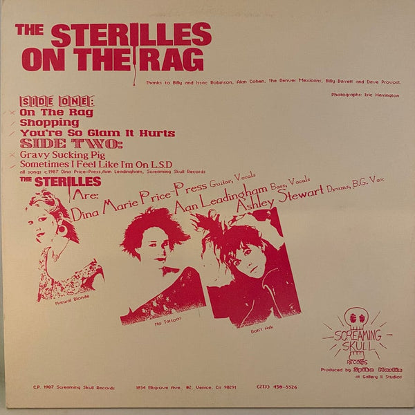 Used Vinyl The Sterilles – On The Rag LP USED VG++/VG+ Mini-Album J092922-19