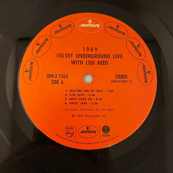 Used Vinyl The Velvet Underground – 1969 Velvet Underground Live With Lou Reed 2LP USED NM/VG 1974 Pressing J120723-02