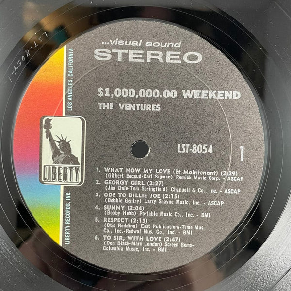 Used Vinyl The Ventures - $1,000,000.00 Weekend LP VG++/VG++ VINYL USED W051322-15