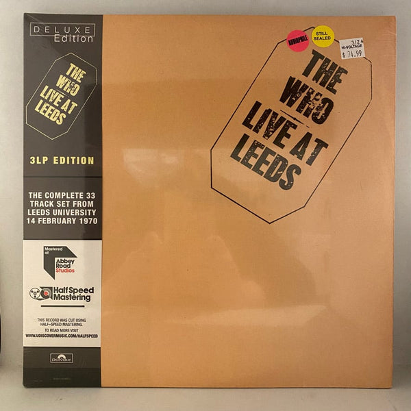 Used Vinyl The Who – Live At Leeds 3LP USED NOS STILL SEALED Deluxe Edition J031724-04